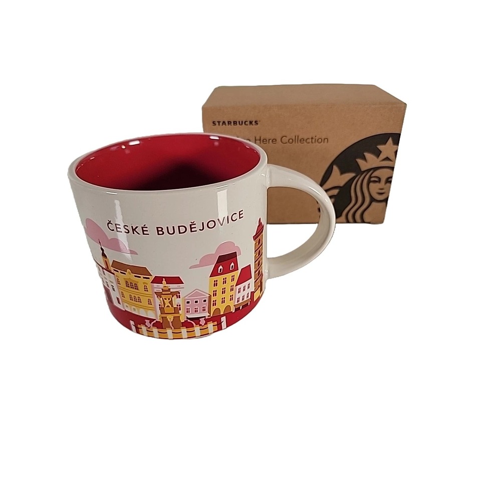 Starbucks Ceske Budejovice Mug You Are Here Collection 14 oz New with Box